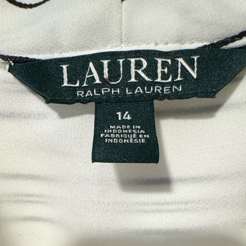 🔥 NWT Lauren Ralph Lauren stripped shirt dress size 14 - Picture 11 of 11